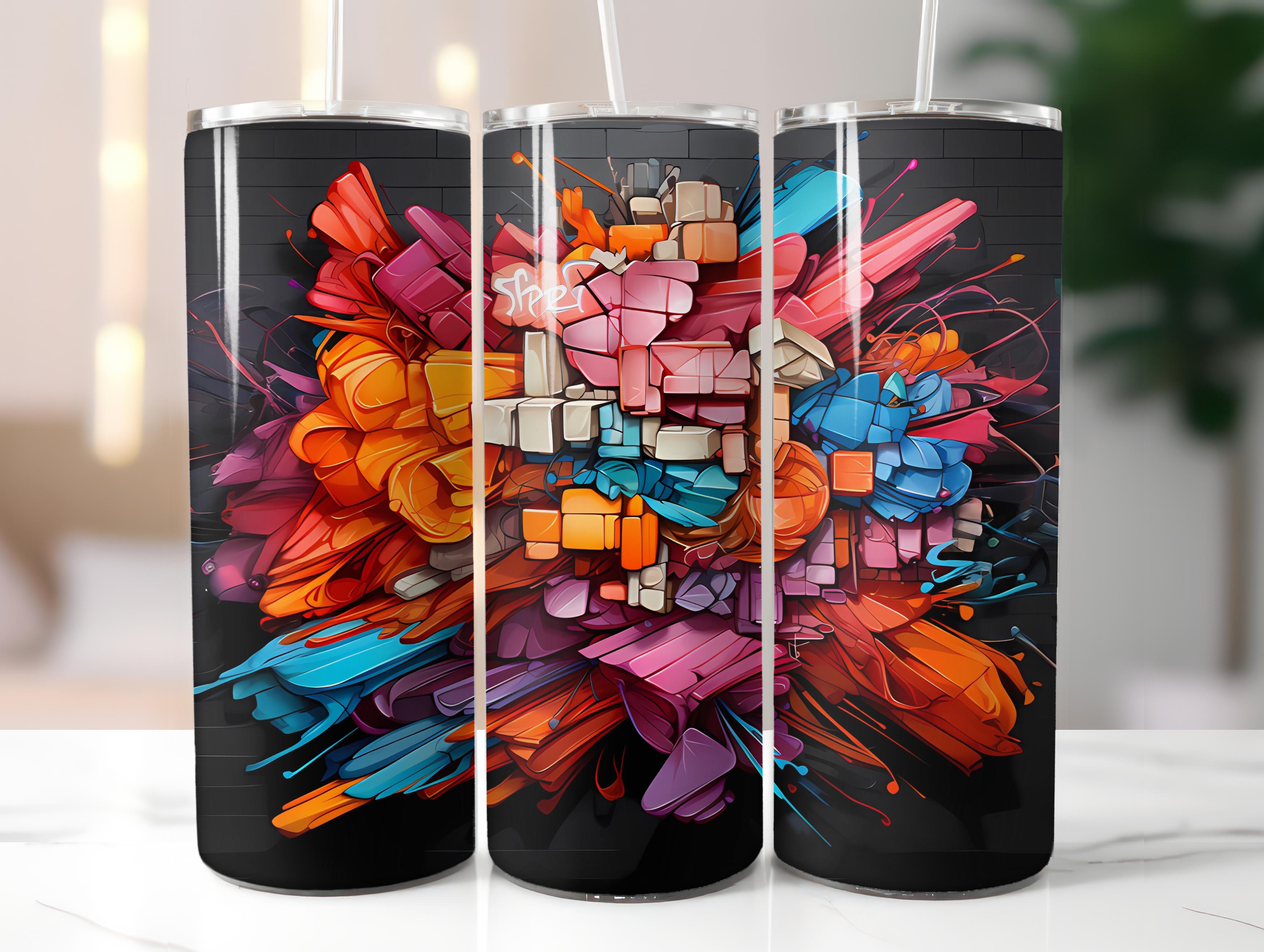 Graffiti Spring 2 Tumbler Wrap - CraftNest