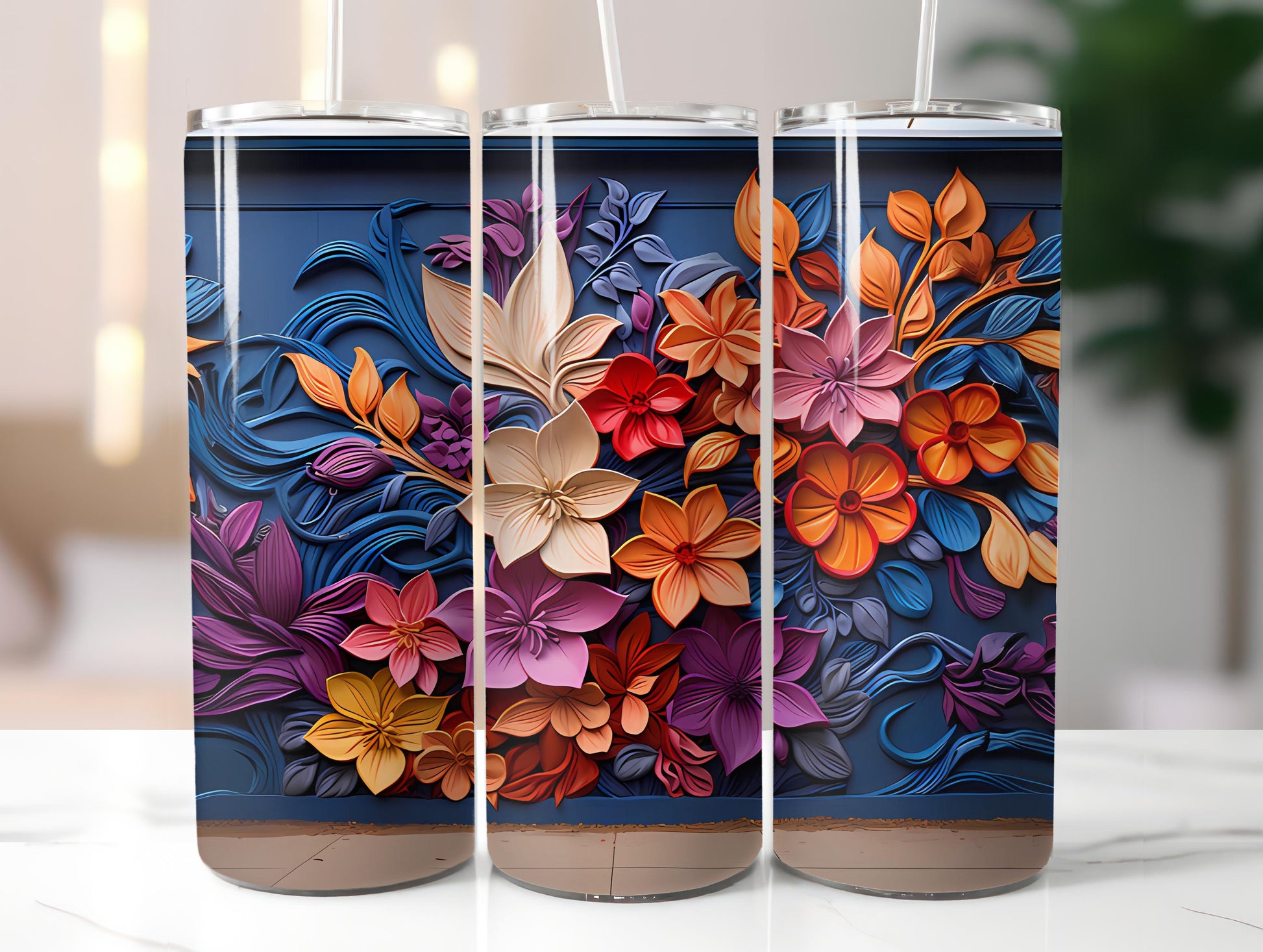 Graffiti Spring 3 Tumbler Wrap - CraftNest