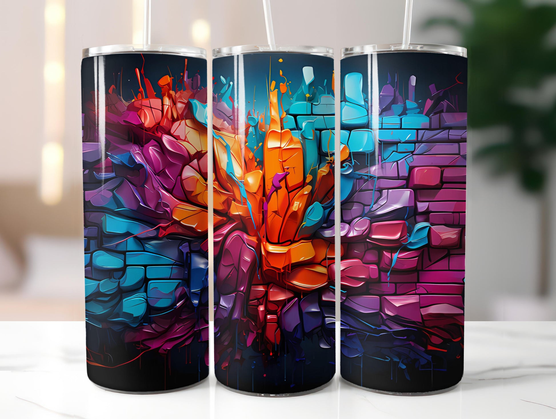 Graffiti Spring 2 Tumbler Wrap - CraftNest