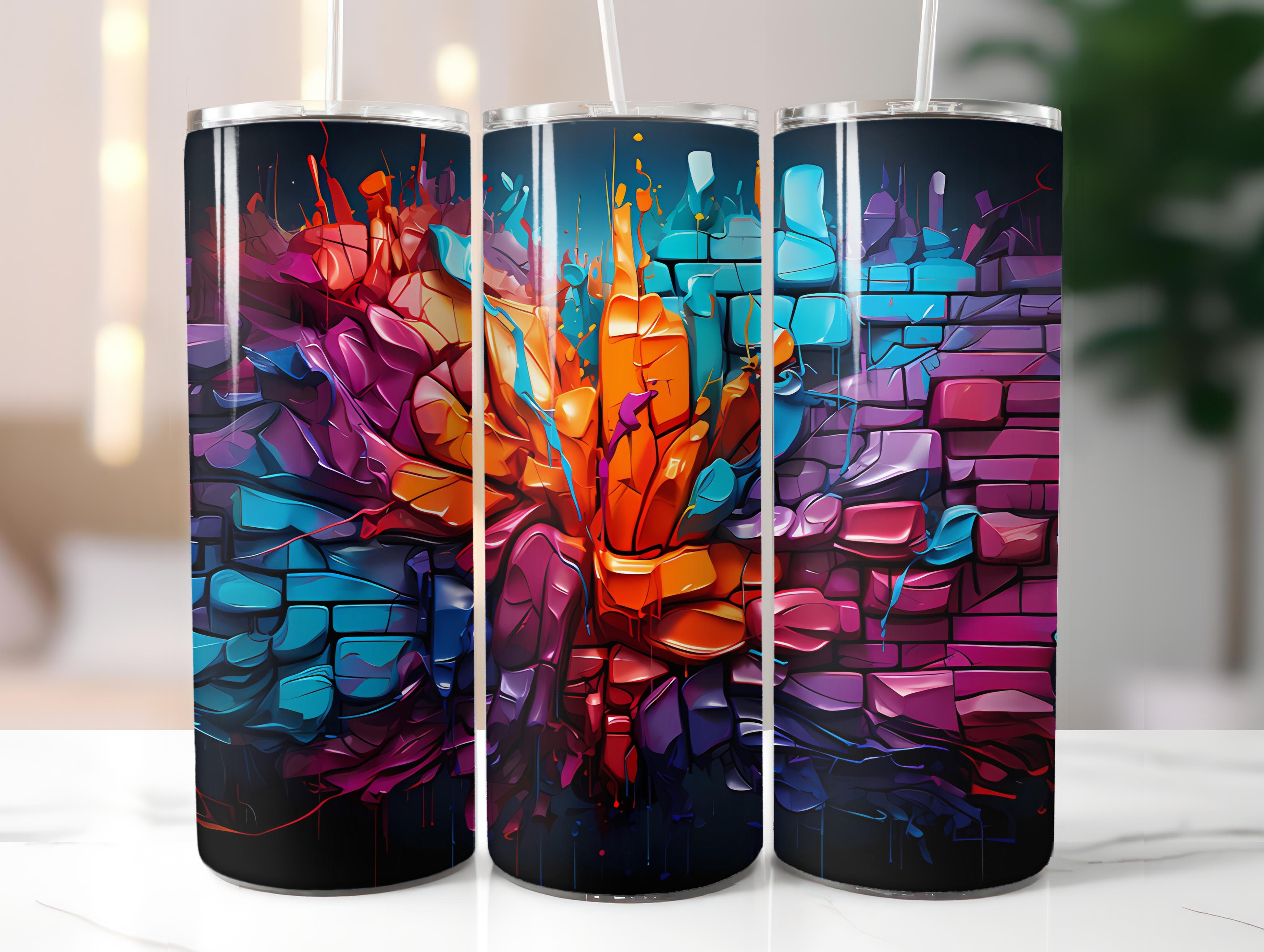 Graffiti Spring 2 Tumbler Wrap - CraftNest