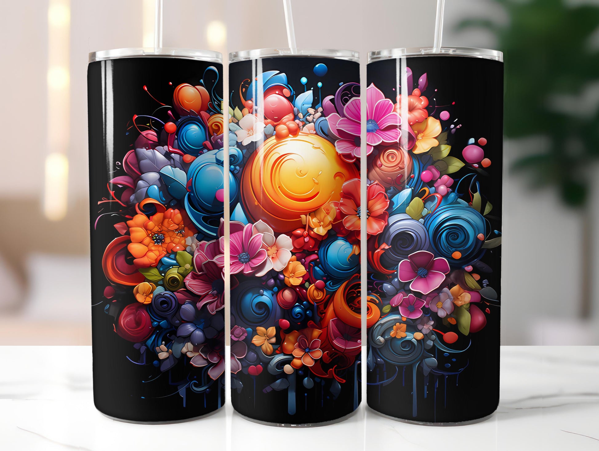 Graffiti Spring 3 Tumbler Wrap - CraftNest