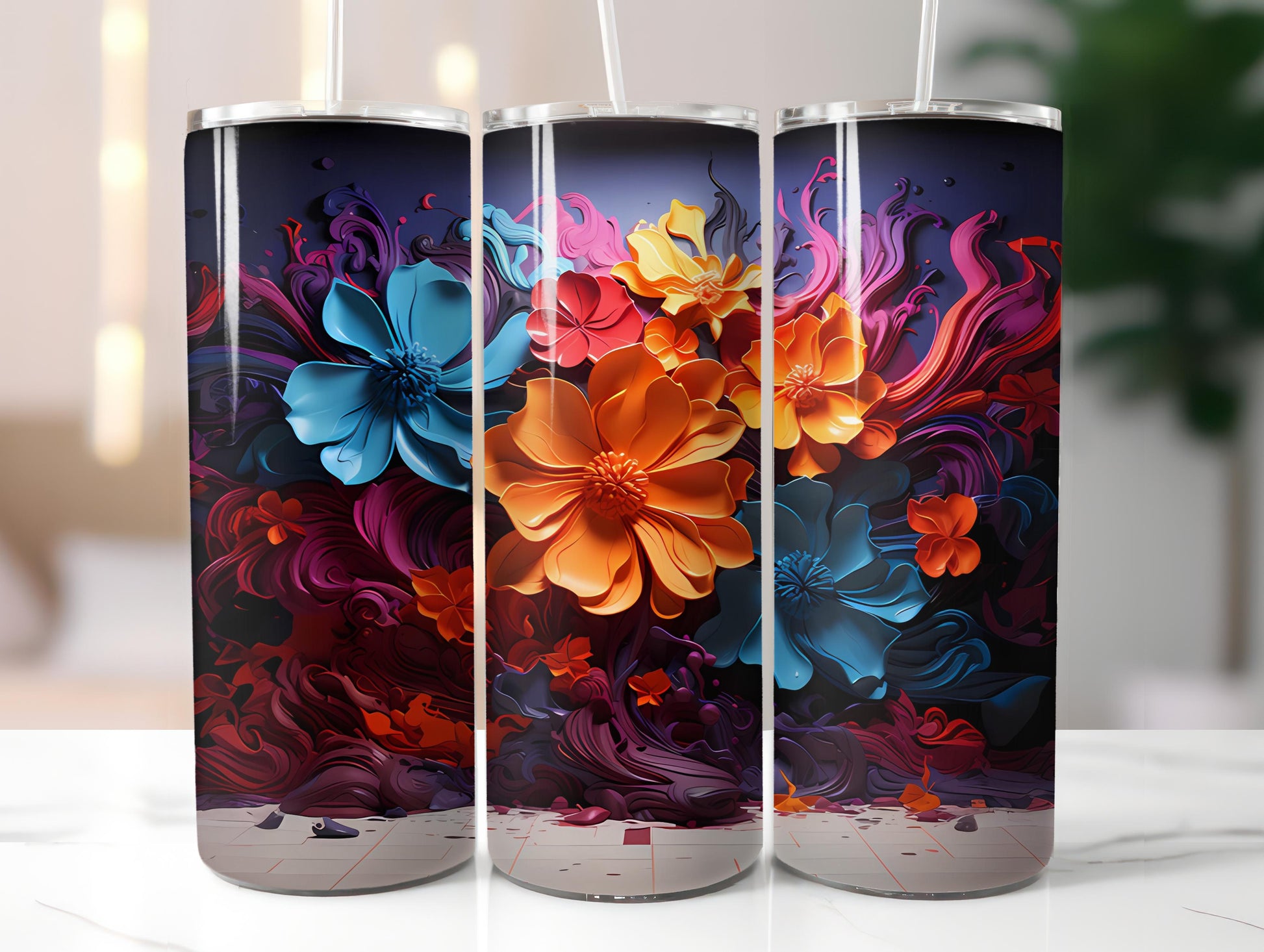 Graffiti Spring 2 Tumbler Wrap - CraftNest