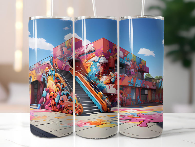Graffiti Spring 2 Tumbler Wrap - CraftNest