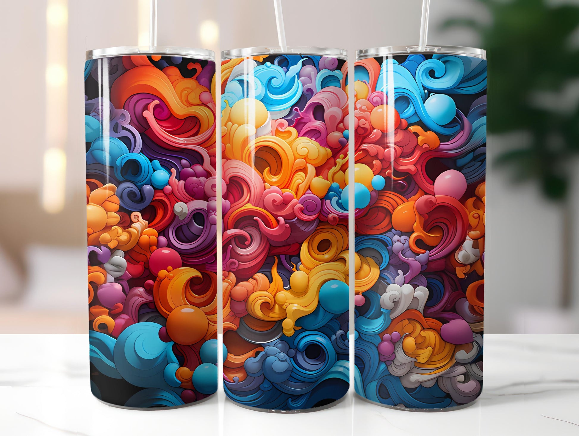 Graffiti Spring 3 Tumbler Wrap - CraftNest