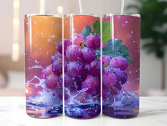 Grape 4 Tumbler Wrap - CraftNest - Digital Crafting and Art