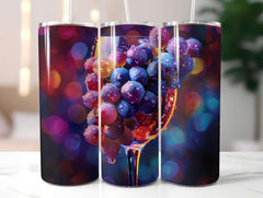 Grape 3 Tumbler Wrap - CraftNest - Digital Crafting and Art