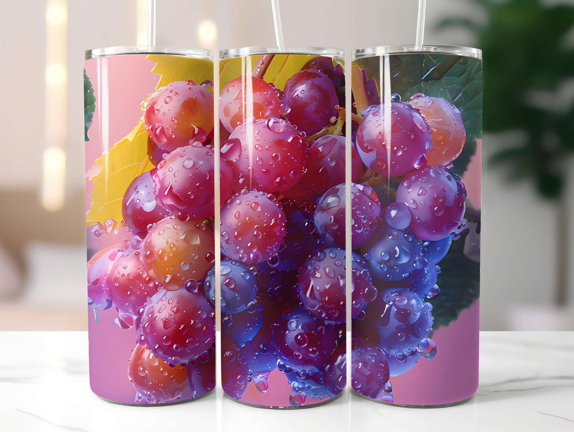 Grape 3 Tumbler Wrap - CraftNest - Digital Crafting and Art