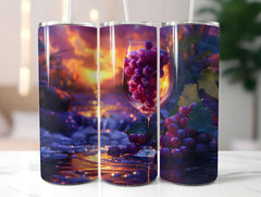 Grape 3 Tumbler Wrap - CraftNest - Digital Crafting and Art
