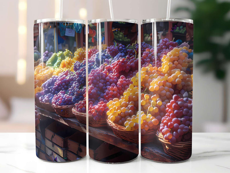 Grape 3 Tumbler Wrap - CraftNest - Digital Crafting and Art