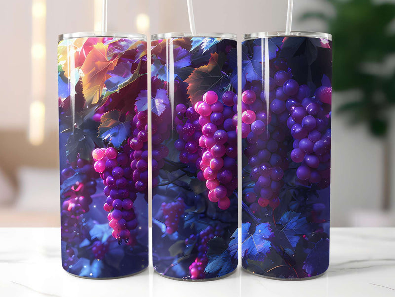 Grape 2 Tumbler Wrap - CraftNest - Digital Crafting and Art
