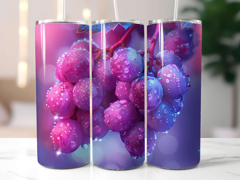 Grape 4 Tumbler Wrap - CraftNest - Digital Crafting and Art