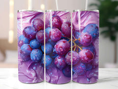 Grape 2 Tumbler Wrap - CraftNest - Digital Crafting and Art