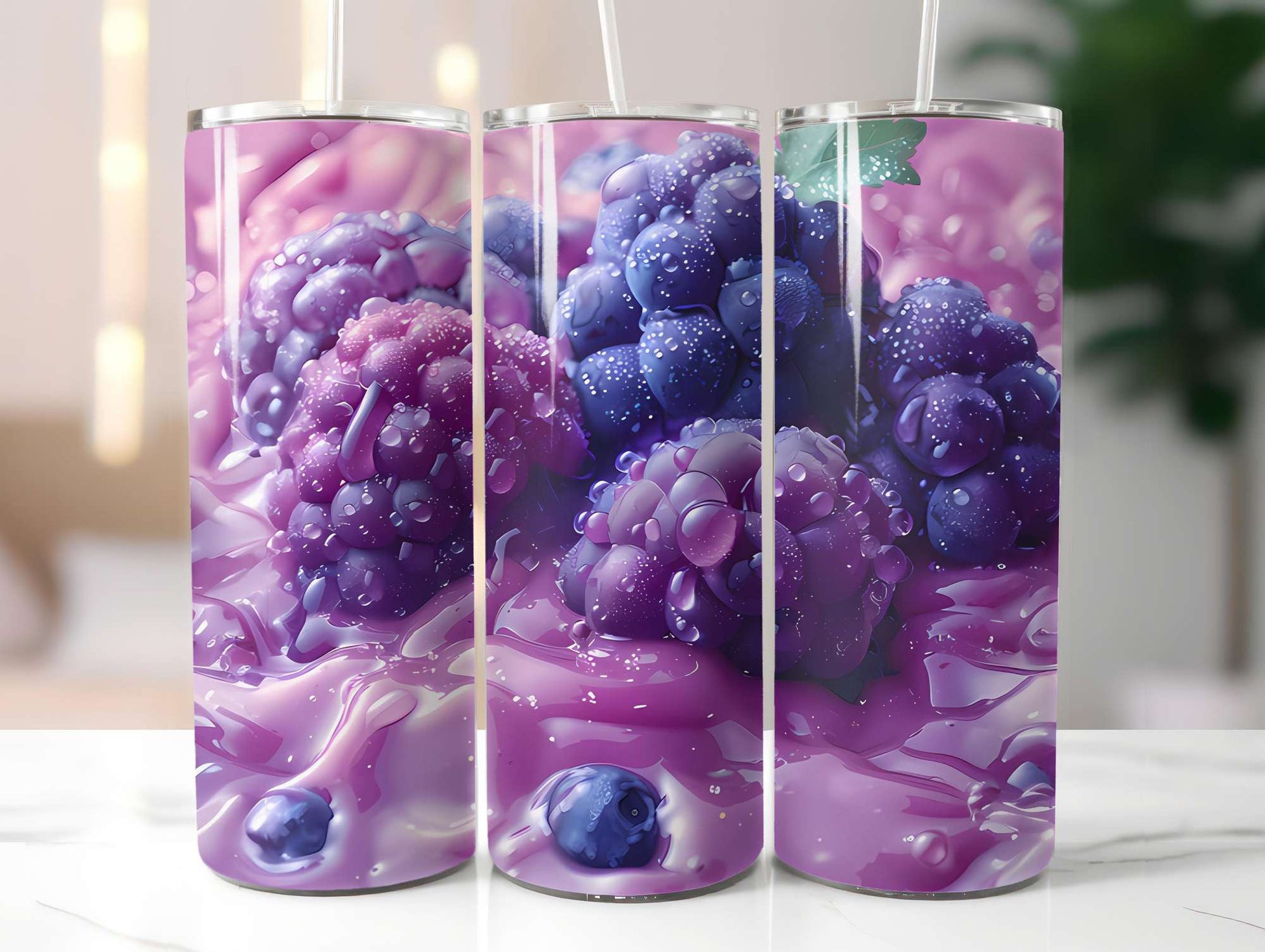 Grape 2 Tumbler Wrap - CraftNest - Digital Crafting and Art