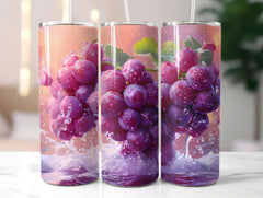 Grape 4 Tumbler Wrap - CraftNest - Digital Crafting and Art