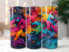 Graphic Graffiti Easter 5 Tumbler Wrap - CraftNest