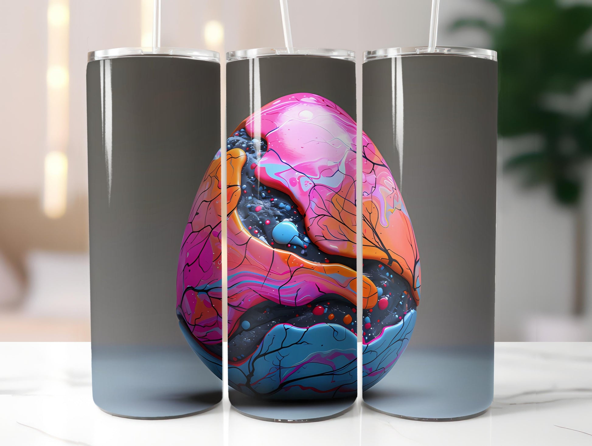Graphic Graffiti Easter 4 Tumbler Wrap - CraftNest