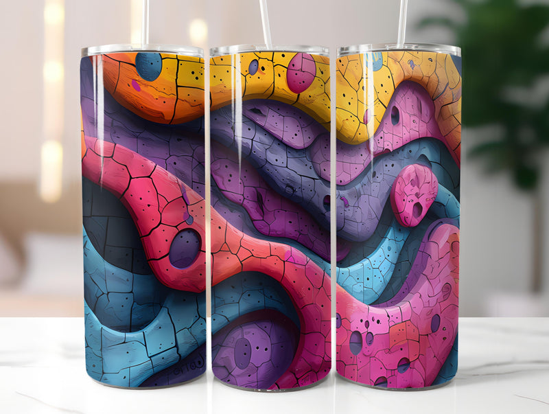 Graphic Graffiti Easter 1 Tumbler Wrap - CraftNest