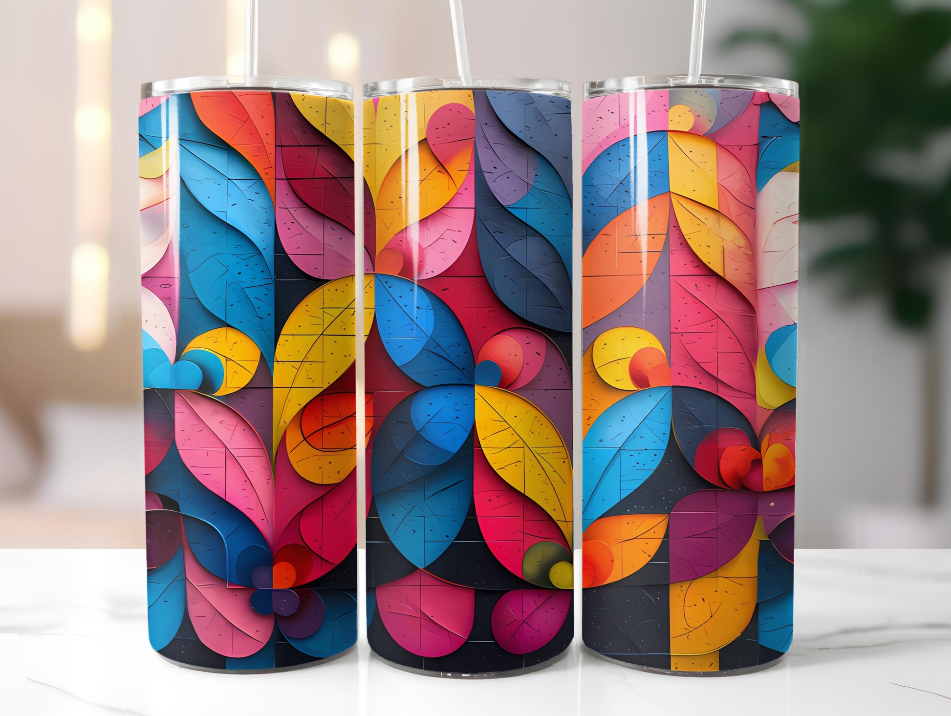 Graphic Graffiti Easter 5 Tumbler Wrap - CraftNest