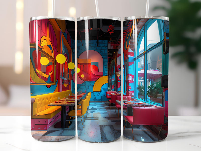 Graphic Graffiti Easter 4 Tumbler Wrap - CraftNest