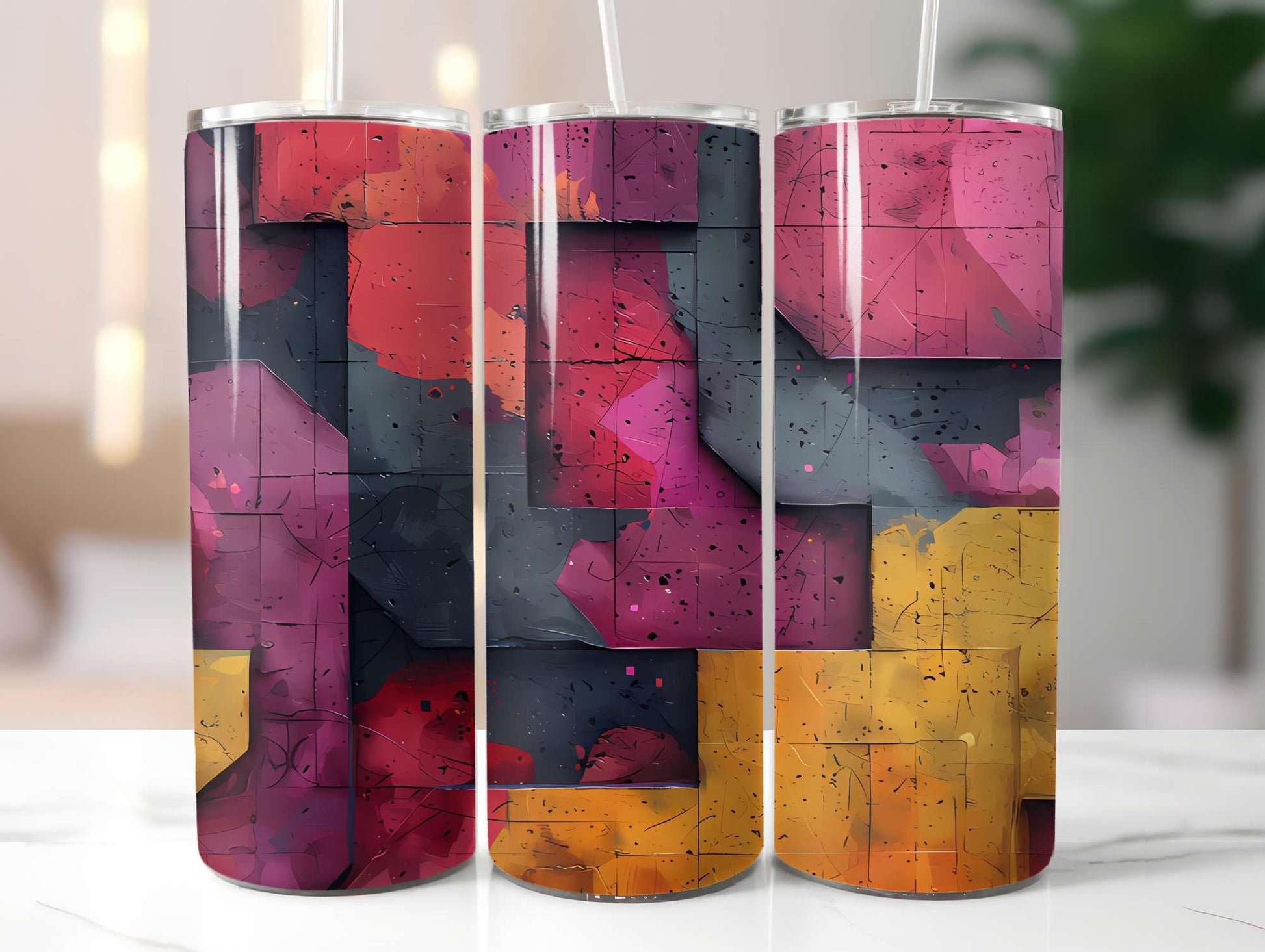 Graphic Graffiti Summer 3 Tumbler Wrap - CraftNest - Digital Crafting and Art