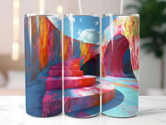 Graphic Graffiti Summer 3 Tumbler Wrap - CraftNest - Digital Crafting and Art