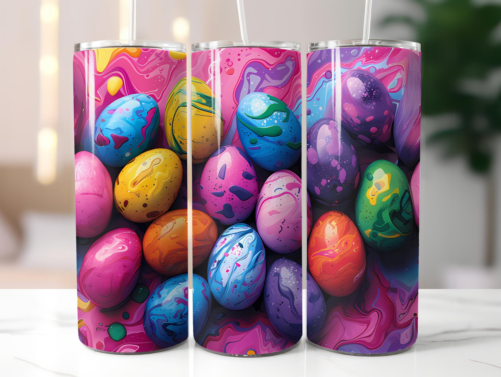 Graphic Graffiti Easter 6 Tumbler Wrap - CraftNest