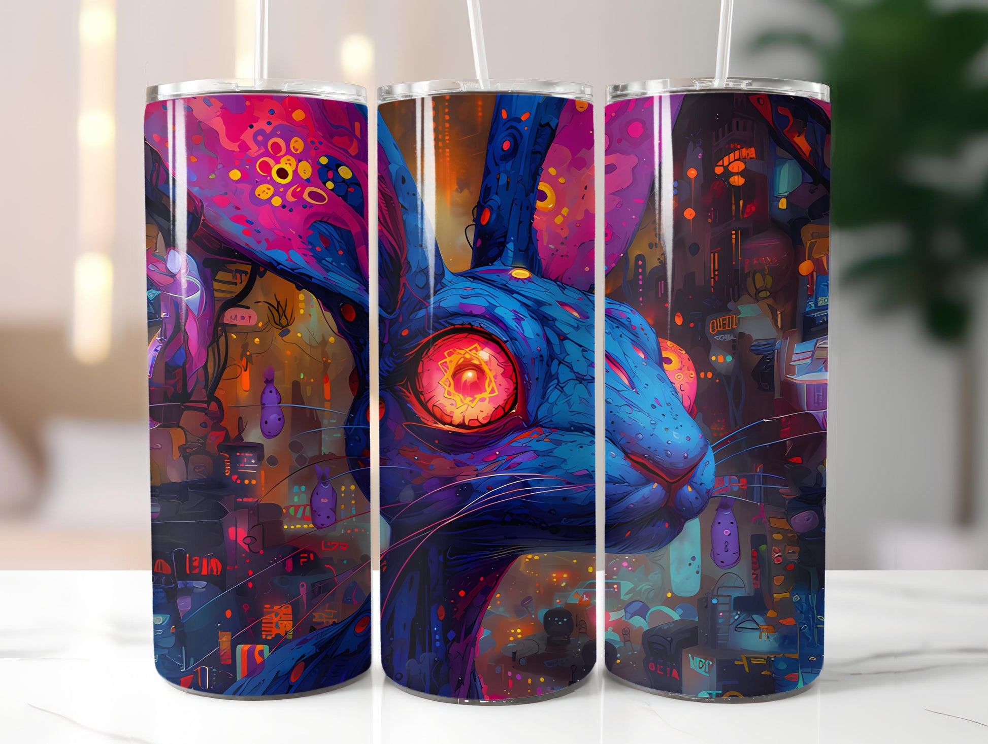 Graphic Graffiti Easter 3 Tumbler Wrap - CraftNest
