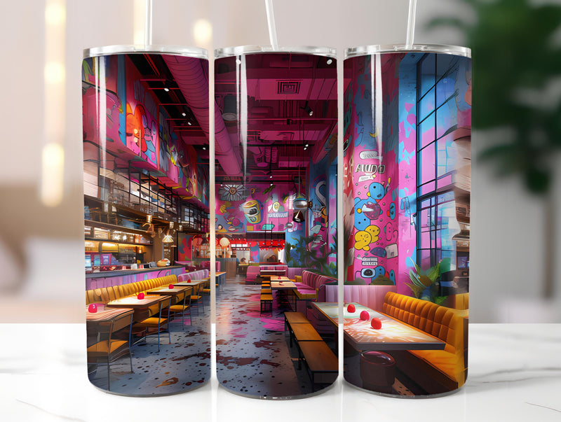 Graphic Graffiti Easter 1 Tumbler Wrap - CraftNest