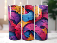 Graphic Graffiti Summer 3 Tumbler Wrap - CraftNest - Digital Crafting and Art