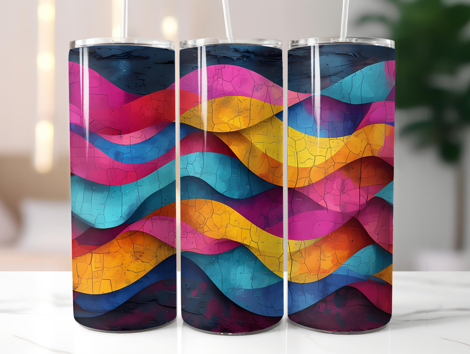 Graphic Graffiti Easter 3 Tumbler Wrap - CraftNest