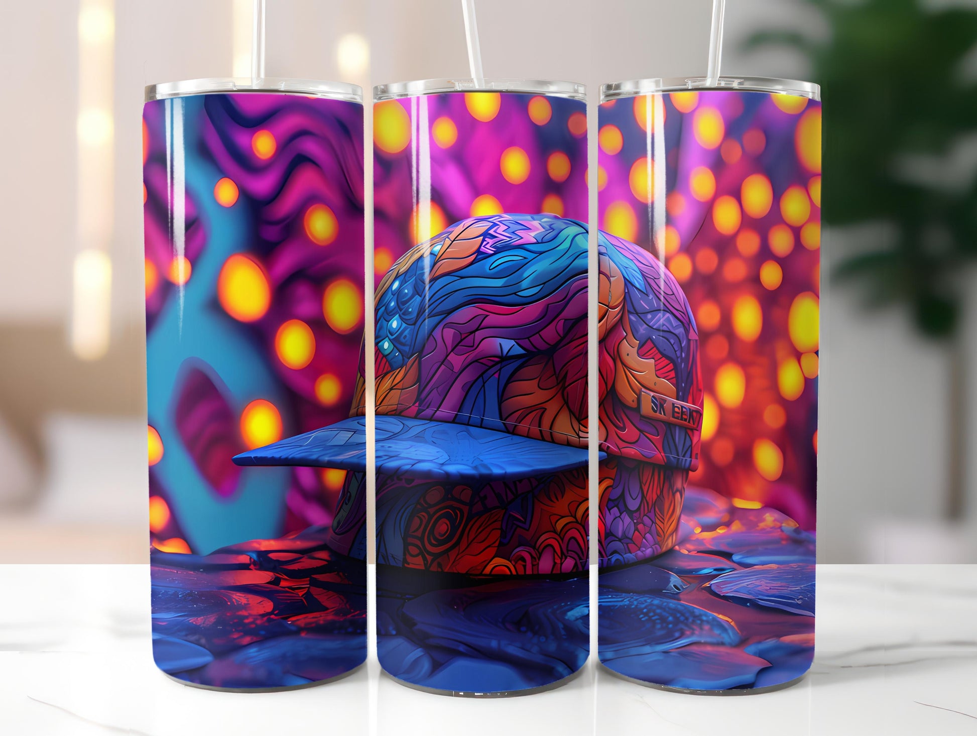 Graphic Graffiti Easter 1 Tumbler Wrap - CraftNest