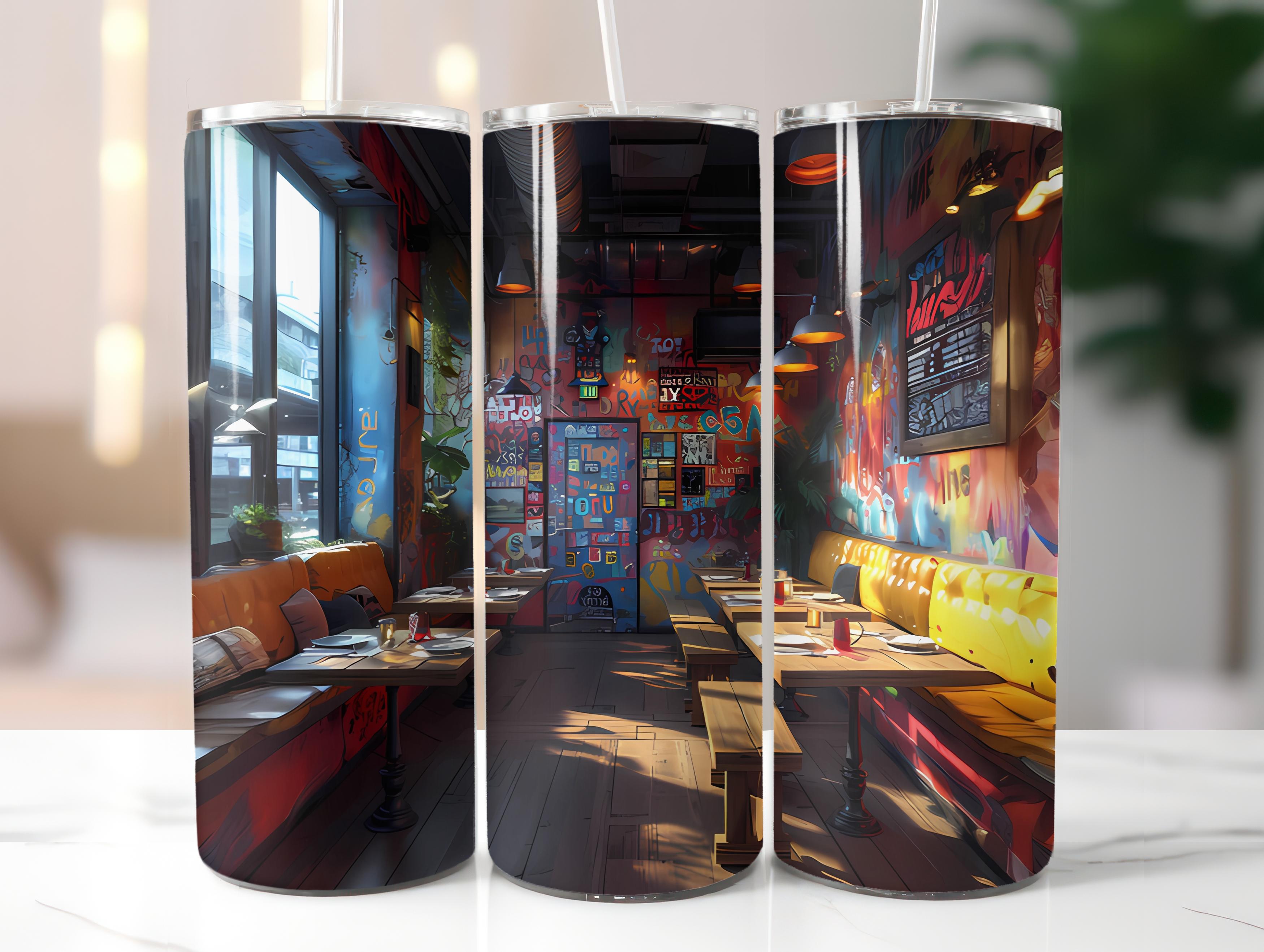 Graphic Graffiti Easter 3 Tumbler Wrap - CraftNest