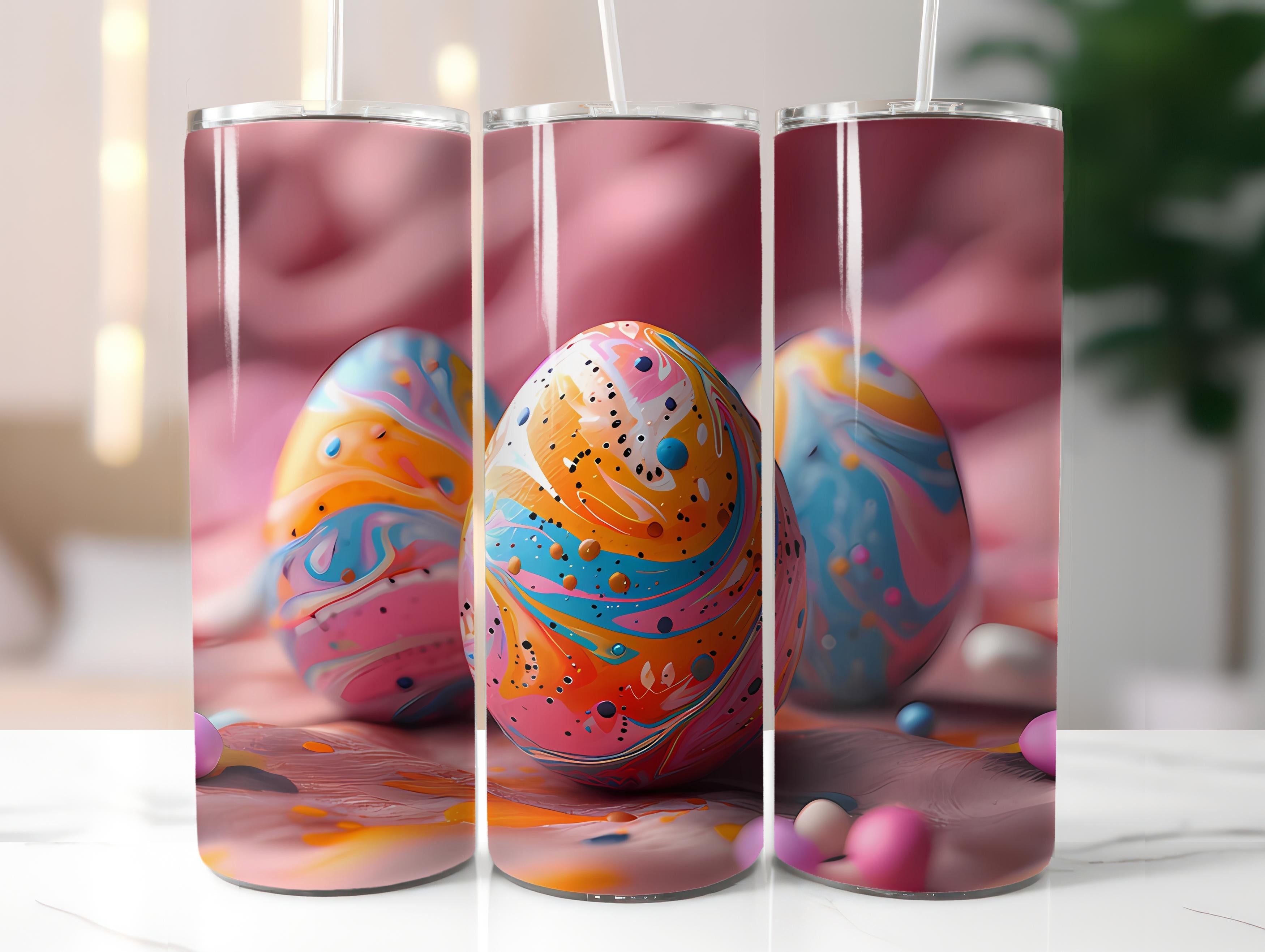 Graphic Graffiti Easter 2 Tumbler Wrap - CraftNest