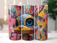 Graphic Graffiti Easter 6 Tumbler Wrap - CraftNest