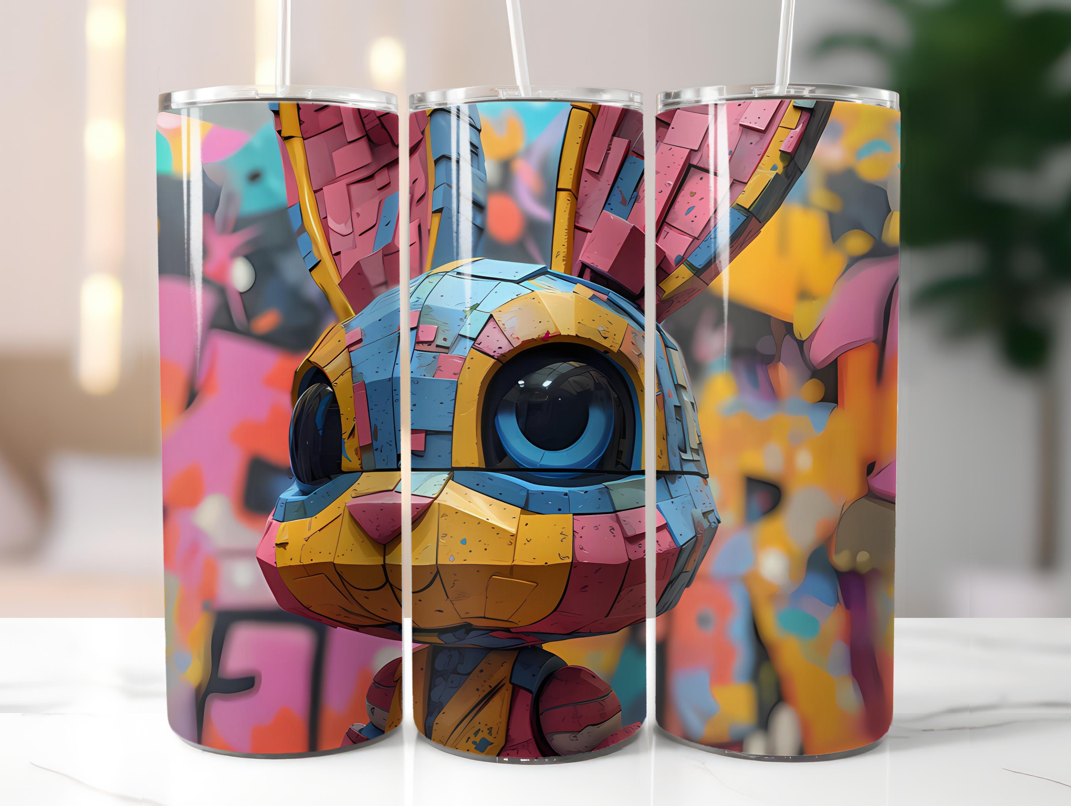 Graphic Graffiti Easter 6 Tumbler Wrap - CraftNest