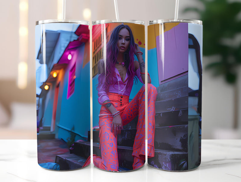 Graphic Graffiti Easter 4 Tumbler Wrap - CraftNest