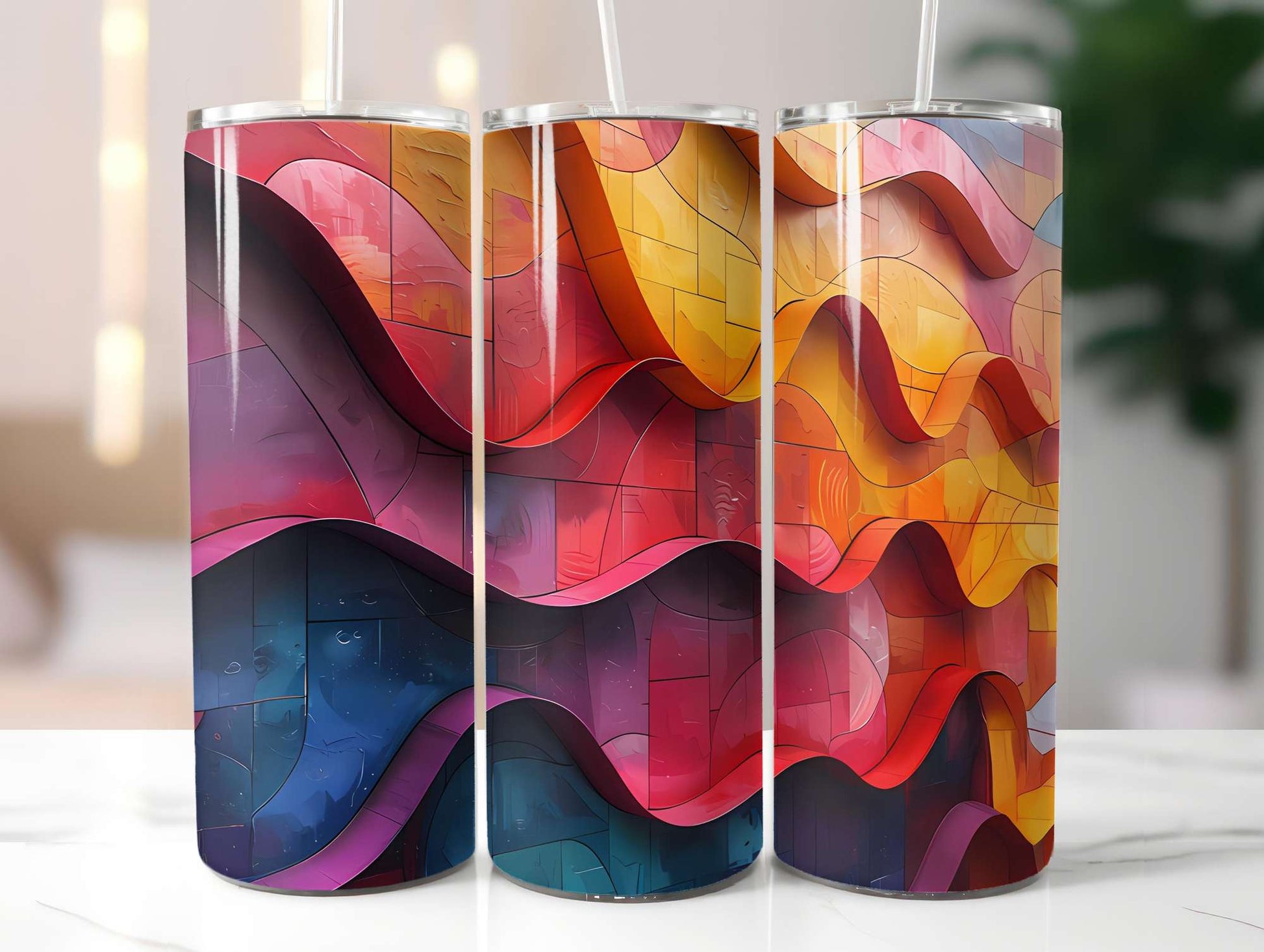 Graphic Graffiti Summer 3 Tumbler Wrap - CraftNest - Digital Crafting and Art