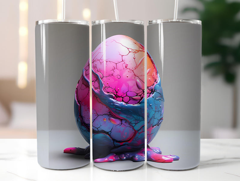 Graphic Graffiti Easter 3 Tumbler Wrap - CraftNest