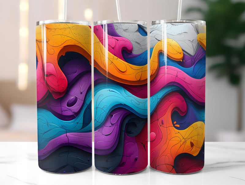 Graphic Graffiti Easter 1 Tumbler Wrap - CraftNest