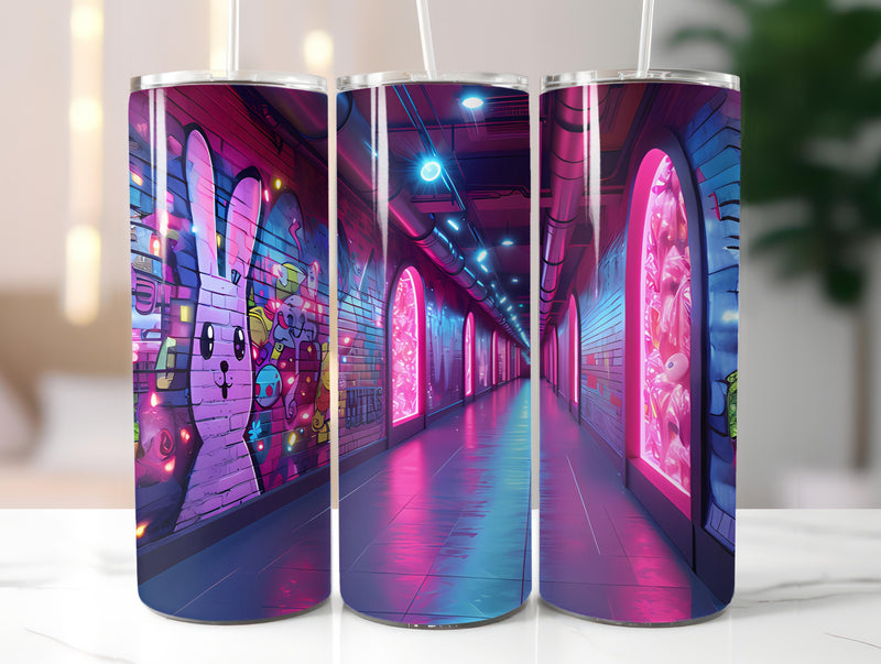 Graphic Graffiti Easter 2 Tumbler Wrap - CraftNest
