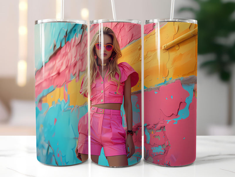Graphic Graffiti Easter 3 Tumbler Wrap - CraftNest
