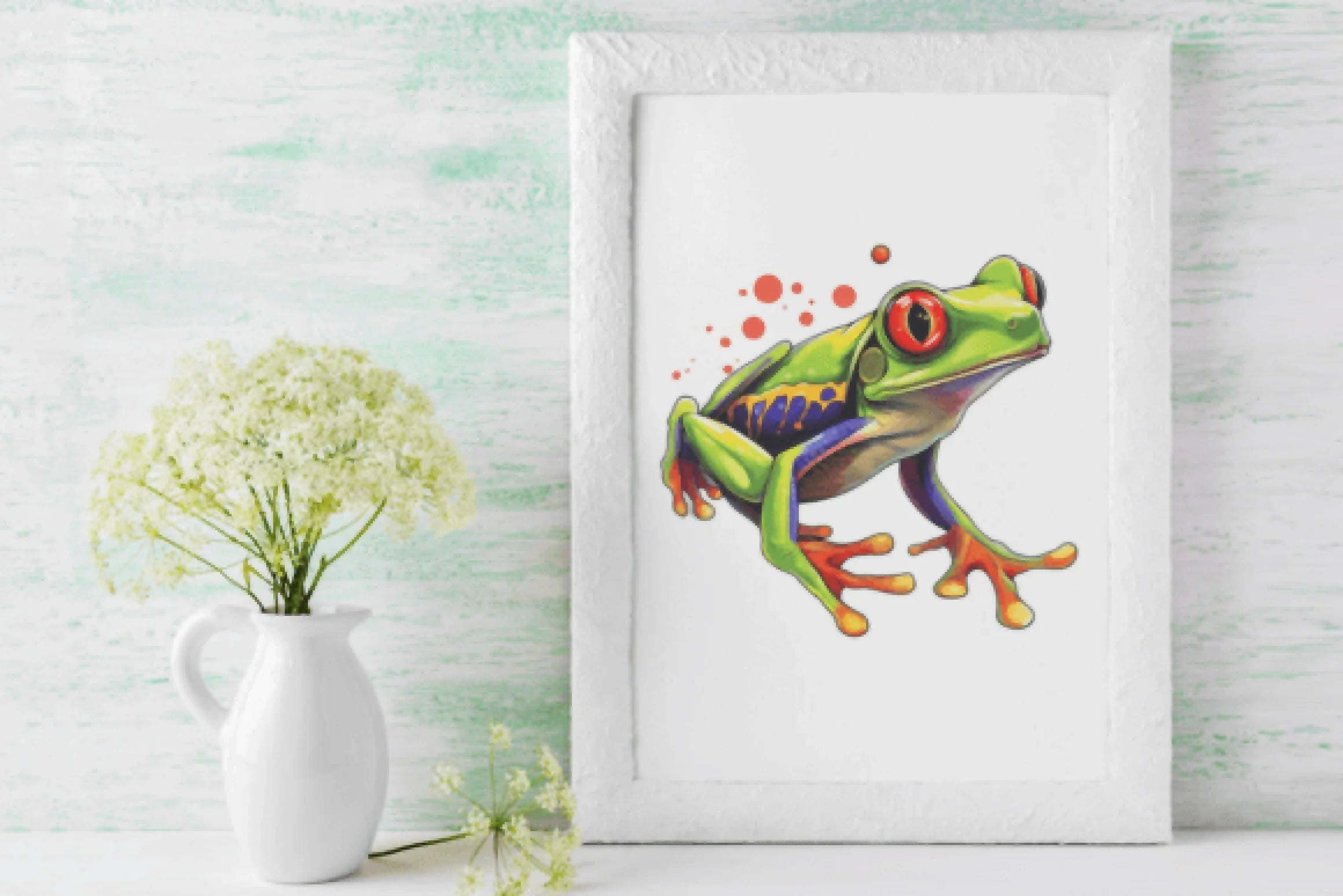 Green Tree Frog Clipart Bundle - CraftNest - Digital Crafting and Art