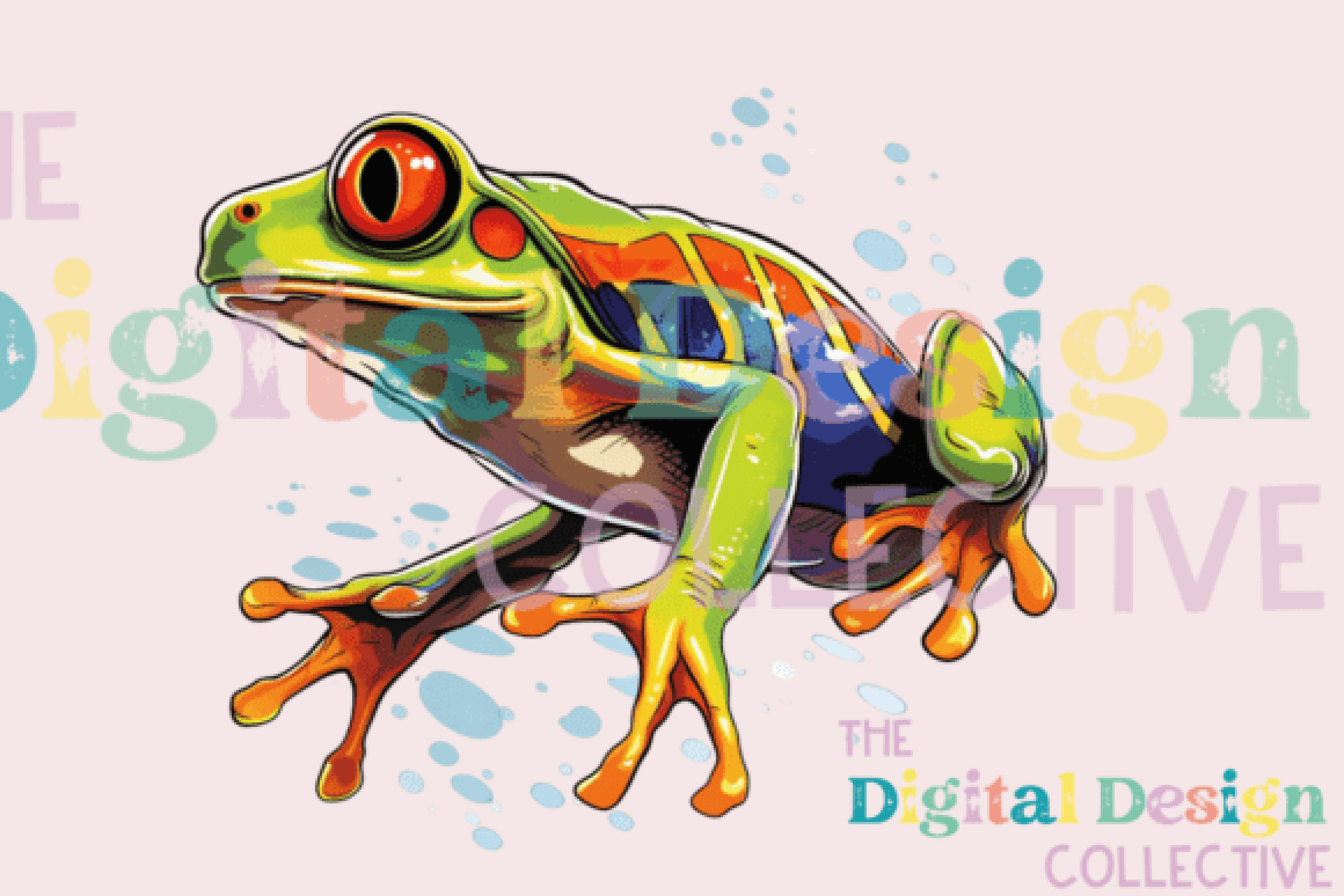 Green Tree Frog Clipart Bundle - CraftNest - Digital Crafting and Art