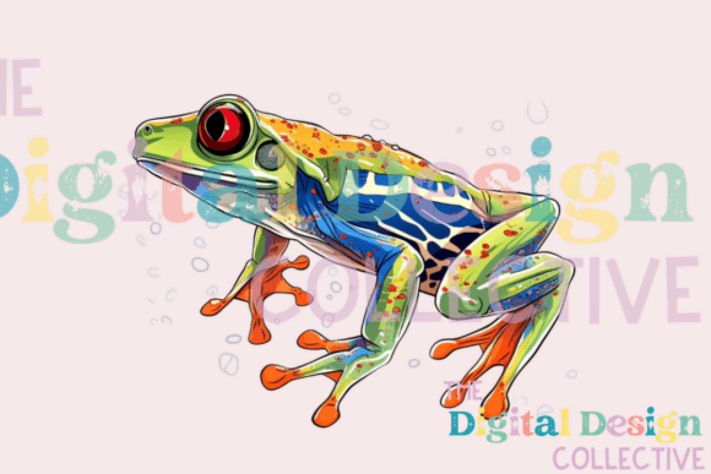 Green Tree Frog Clipart Bundle - CraftNest - Digital Crafting and Art