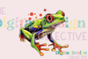 Green Tree Frog Clipart Bundle