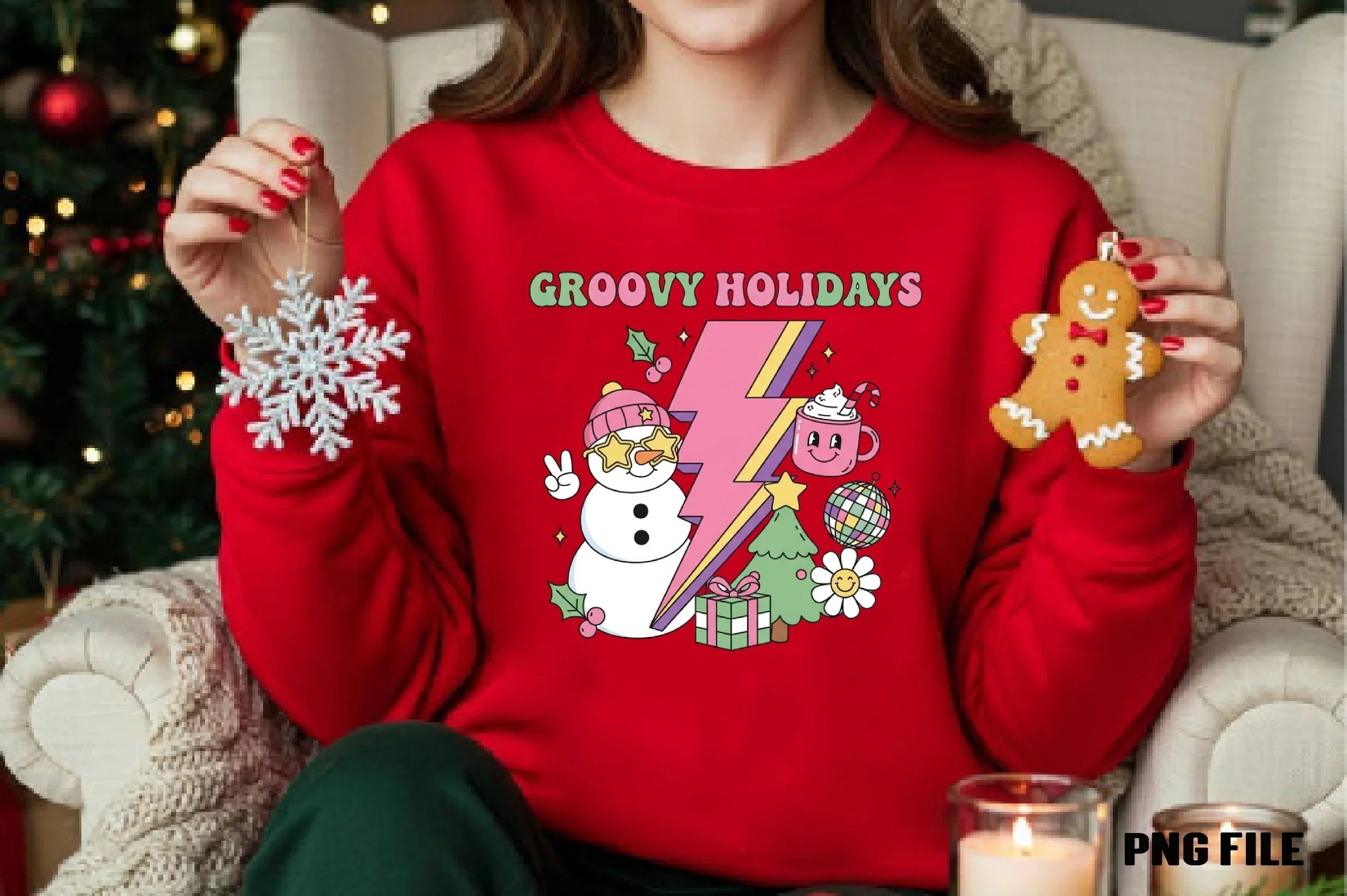 Groovy Holidays Clipart Bundle - CraftNest - Digital Crafting and Art