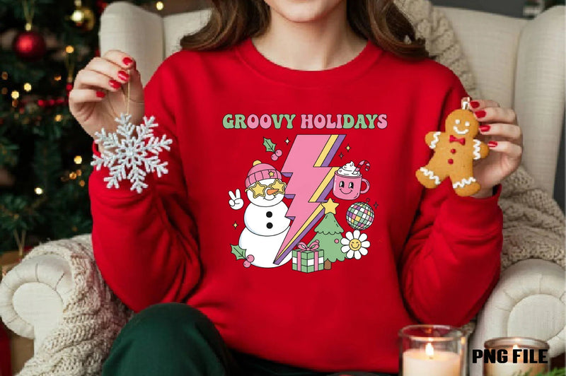 Groovy Holidays Clipart Bundle - CraftNest - Digital Crafting and Art