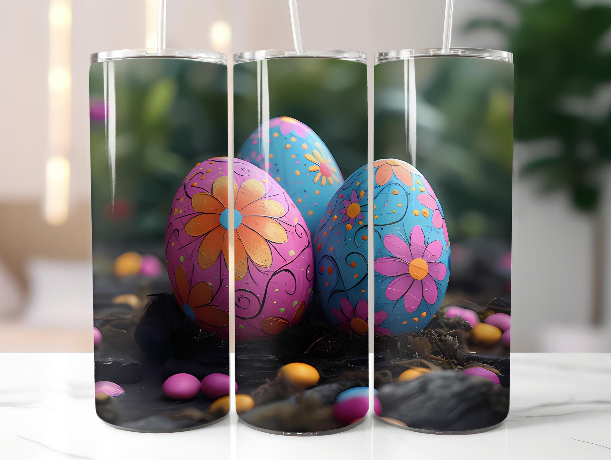 Grunge Easter 2 Tumbler Wrap - CraftNest
