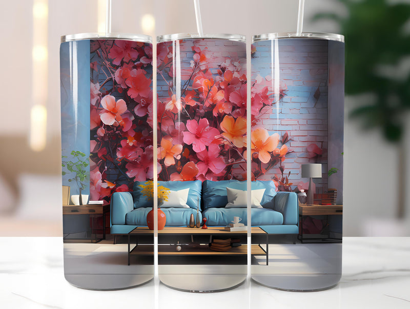 Grunge Spring 1  Tumbler Wrap - CraftNest