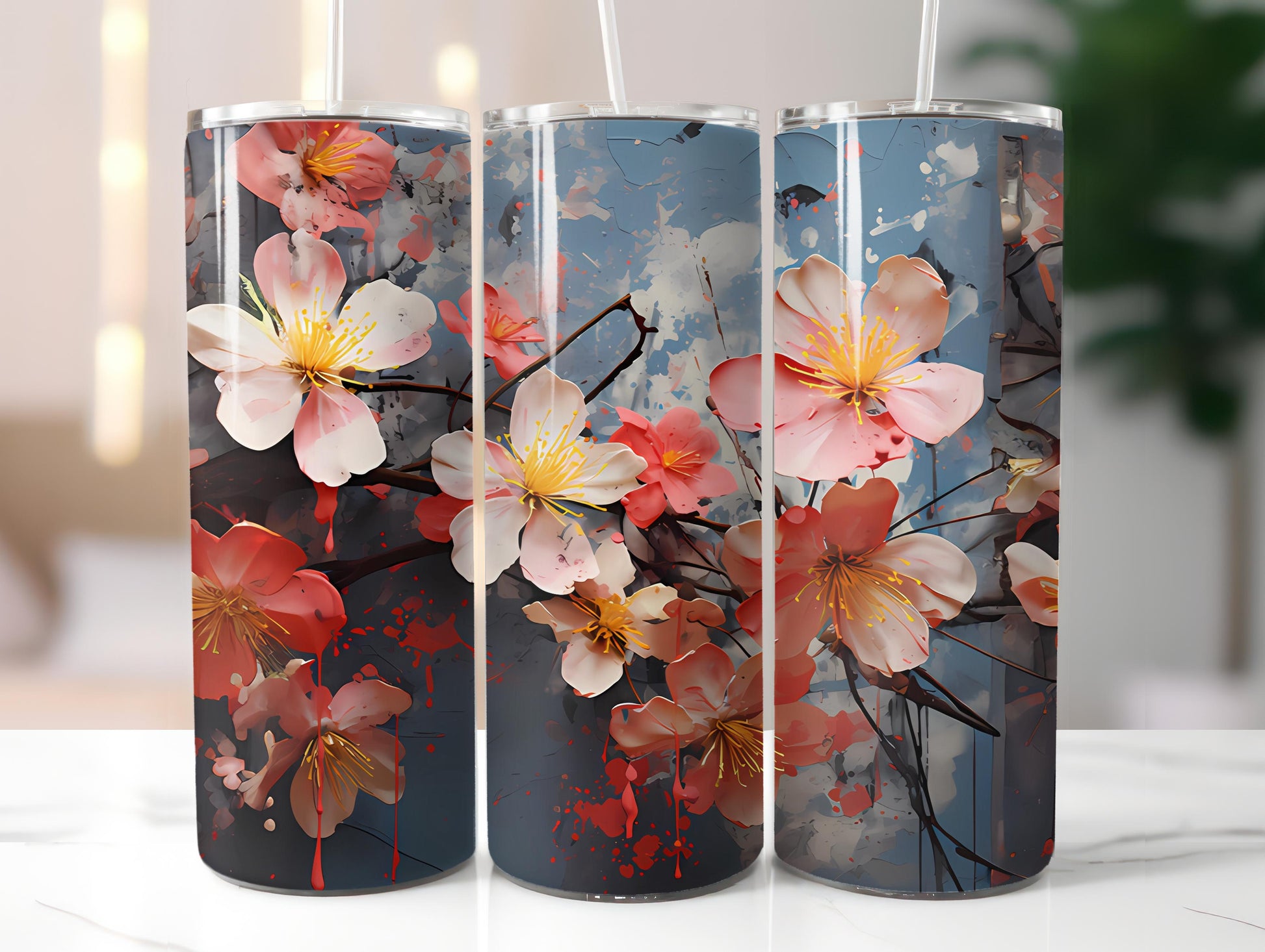 Grunge Spring 2 Tumbler Wrap - CraftNest